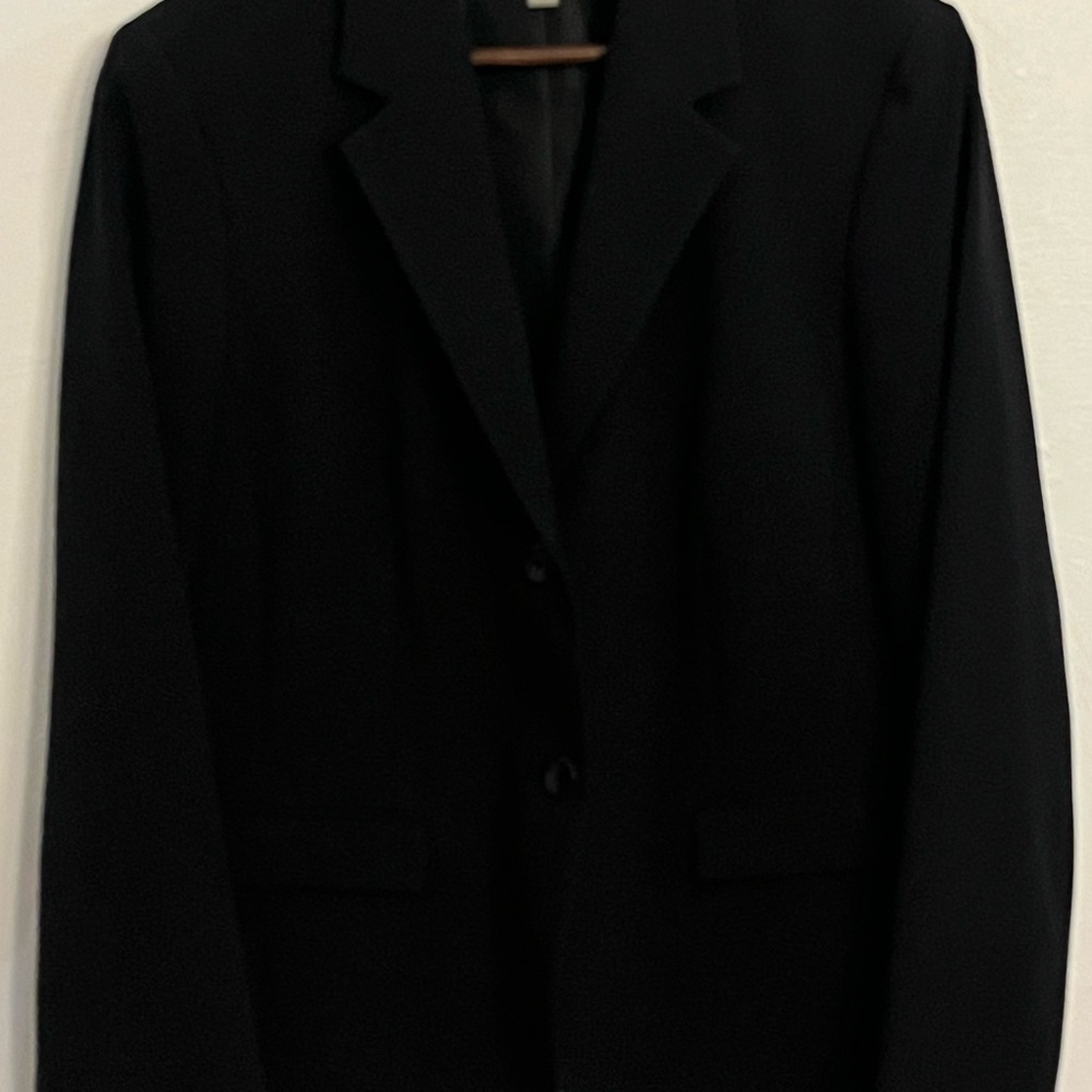 Nine West Traditional Black Blazer